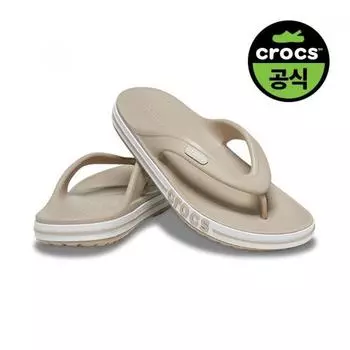 Crocs Official Public Bayaband Flip Cob COBBLESTONE(Z2V3)/M10W12(280)