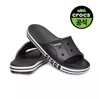 Crocs Official Public Bayaband Slide Bkw BLACKWHITE(Z066)/M4W6(230)