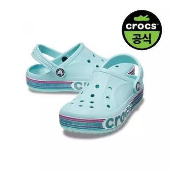 Crocs Official Toddler Baya Band Rainbow GliTTer T Pwa PURE WATER(Z4SS)/C8