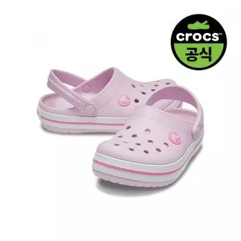 Crocs Official Toddler Crock Band Clog T Bpk BALLERINA PINK(Z6GD)/C8