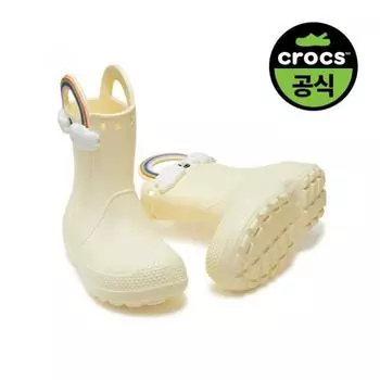 Crocs Official Toddler Handleit Rainbow Boots Bc BUTTERCREAM(Z76O)/C7