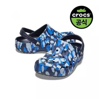 Crocs Official Toddler Vaya Graphic Clogs T Navy NAVY(Z410)/C6