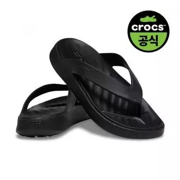 CrocS Official Women S Getaway Flip Bk BLACK(Z001)/W7(240)