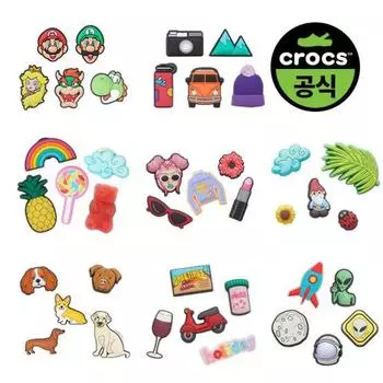 Crocs Официальный Crocs 5 Pack 17 Выбор 1 02_21SF10007809 (Fun Trend 5 pack)/000