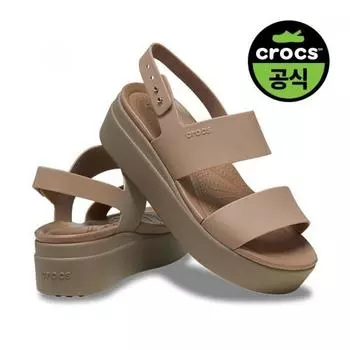 Crocs Официальный женский Бруклин Низкий танкетки Lam LATTEMUSHROOM(Z2EL)/W6(230)