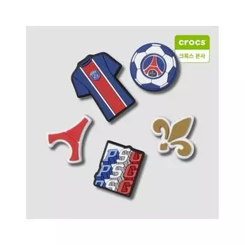 Crocs Paris Saint Germain Set Of 5 Gibbitz Charm 10012289 onefree