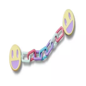 Crocs Пастельная цепочка Gibbits 10013010 shuffle/one sizefree