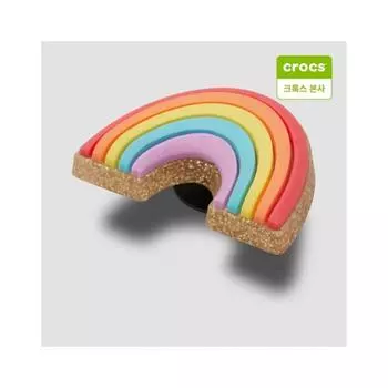 Crocs Пастельный блестящий радужно-серый шарм Zibbitz 10013736 onefree