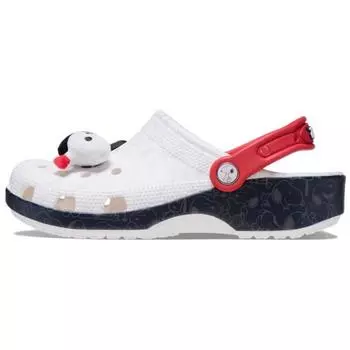 Crocs Peanuts x Classic Clog Snoopy Unisex Sneakers White Red 211124-90H 34-35