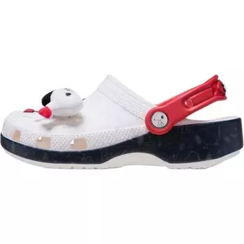 Crocs Peanuts x Classic Clog Toddler Snoopy & Joe Cool Baby Sneakers White Multi 211126-90H 22-23