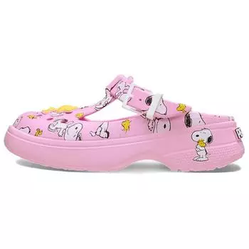 Crocs Peanuts x Mary Jane Clog Pink Men Sneakers 211130-90H 35