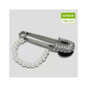 Crocs Подвеска-прищепка Gibbits с жемчужной цепочкой 10013836 shuffle