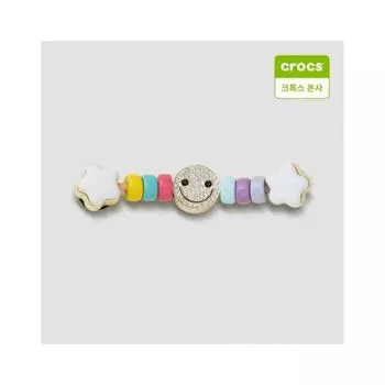 Crocs Подвеска-цепочка «Цветная улыбка» Gibbits 10014738 one/free