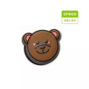 Crocs Подвеска Gibbitz с изображением лица маленького медведя 10013523 shuffle