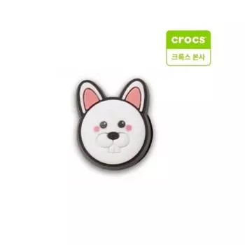 Crocs Подвеска Gibbitz с изображением лица маленького кролика 10013529 shuffle