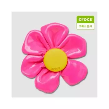 Crocs Подвеска «Розовый цветок Гиббитс» 10014614 shuffle