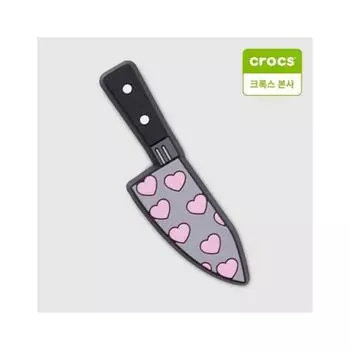 Crocs Подвеска-шарм «Сердце-нож» Jibbitz 10013125 shuffle