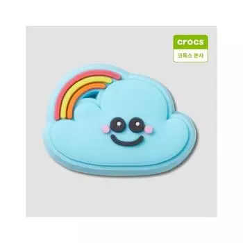 Crocs Подвеска-шарм «Улыбка-облако-радуга» Zibbitz 10014585 one/free