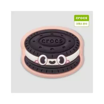Crocs Подвеска-шарм «Улыбка» в виде шоколадного печенья Gibbitz 10014854 onefree