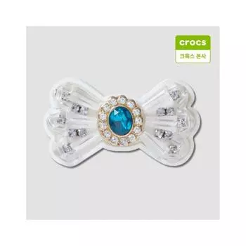 Crocs Подвеска-шарм Zibbitz из ленты с изумрудными бусинами 10014260 one/free