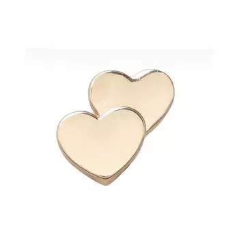 Crocs Подвеска Zibbitz в виде золотого сердца 10009601 shuffle