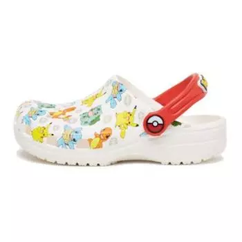 Crocs Pokmon x Classic Clog Kids Starters Детские кроссовки Белый Мульти 207739-94S 34-35
