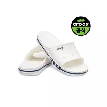 Crocs Общественный Байабанд Слайд Wtn WHITENAVY Z126 M7W9 260
