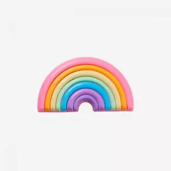 Crocs Puffy Rainbow Pool Float Crs10011635 FREE