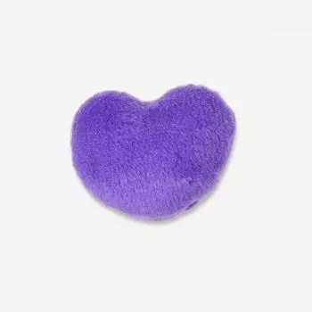 Crocs Purple Fuzzy Heart Crs10011849 FREE