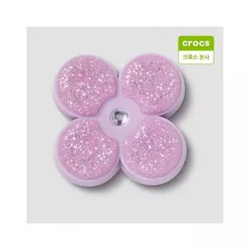 Crocs Фиолетовый блестящий цветок Gibbits Charm 10014801 onefree
