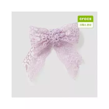 Crocs Purple Lace Ribbon Gibbits Charm 10013762 onefree