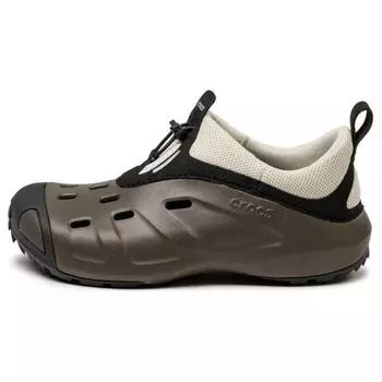 Crocs Quick Trail Low Espresso Bone унисекс кроссовки коричневые 209350-206 42-43