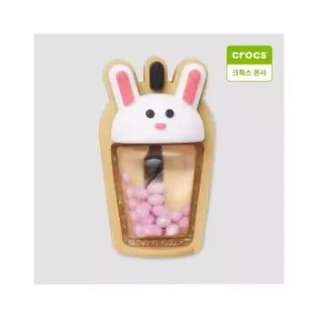 Crocs Rabbit Bubble Tea Gibbits Charm 10013663 onefree