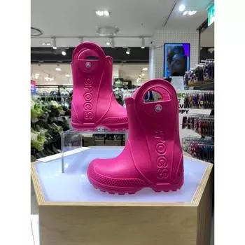 Crocs Rain Boots Kids 12803 6x0 Kendy Pink kendipink/130