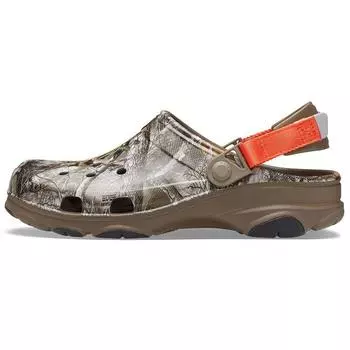 Crocs Realtree x All-Terrain Clog Edge Camo — Кроссовки унисекс орехового цвета коричневые 206504-267