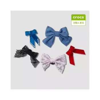 Crocs Ribbon Set Of 5 Gibbitz Charm 10013670 onefree