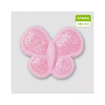 Crocs розовые блестящие бабочки Gibbits Char10014798 shuffle