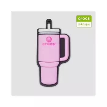 Crocs розовый стакан Gibbits Charm 10014946 onefree
