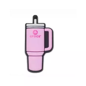 Crocs розовый стакан Gibbits Charm 10014946 shuffle