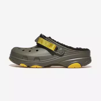 Crocs Сабо All-Terrain с подкладкой, CRS207936, 1010110138, ПЫЛЬНЫЙ ОЛИВКОВЫЙ 280
