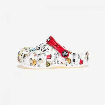 Crocs Сабо Peanuts Classic для детей Crs208630 Белый Мульти 180