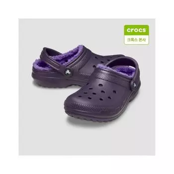 Crocs Сабо унисекс классические на подкладке 203591 5as 5AS dark release/M4W6