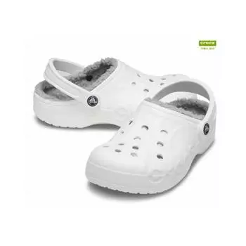 Crocs Сабо Vaya Lined белые 205969 11ч white/230