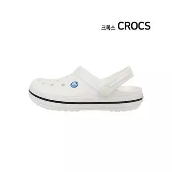 Crocs Сандалии Crocband Clog для взрослых, белые, 11016, 100 шт. 11016100230mm M4W6
