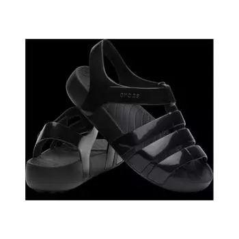 Crocs Сандалии детские Isabella черные 209400 001 black/C11