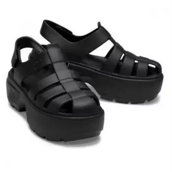 Crocs Сандалии Hc02 Stomp Fisherman, черные, магазин Domestic 209938 001 black/M3W5/220