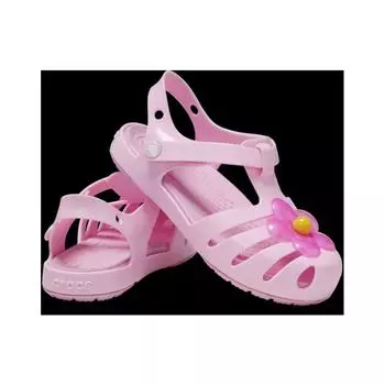Crocs Сандалии Isabella Charm для малышей Flamingo 208445 6s0 C6/pink