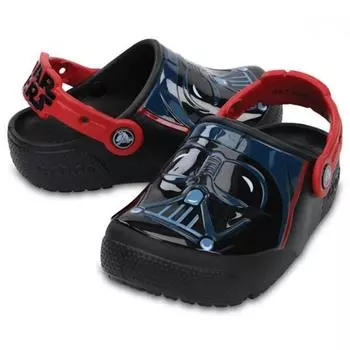 Crocs Сандалии Skies Slipper Tqj 204137 001 Crocsfunlab Lights Darth Vader Blk 115