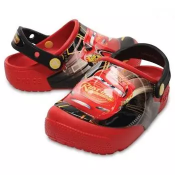 Crocs Сандалии Skies Slipper Tqj 204138 8c1 Crocsfunlab Lights Cars 3 Clog Flame 120