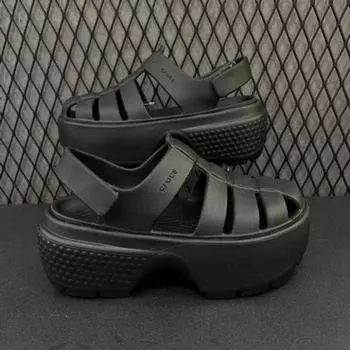 Crocs Сандалии Stomp Fisherman Hc02 W Сандалии Stomp Fisherman для женщин 220 260m black 001/220